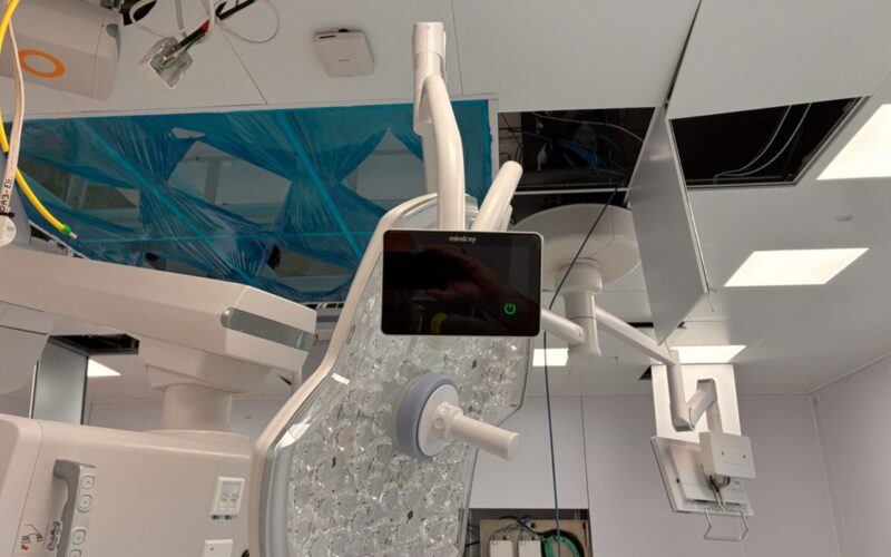 Maroochy Private Hospital installation_Opritech5 Maroochy Private Hospital pendant installation_Opritech.